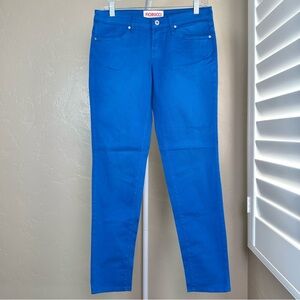 NOS: Deadstock Fiorucci Women's Vibrant Blue Ultra Low Rise Pants Size 27